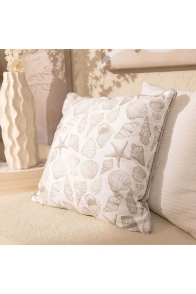 Soft Bliss Throw Pillow - Ecru - 45X45 cm