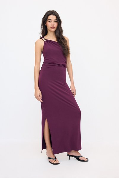 Dress with Metallic Pieces