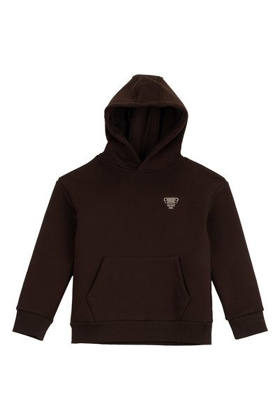Brown Boys' Printed Sweatshirt J6Wb-Swt7717