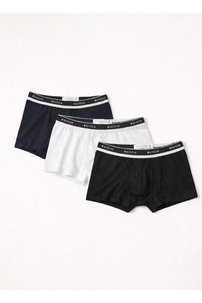 Multicolor Men's Boxer Boxer 3-Pack Blk-Nvy-Wht