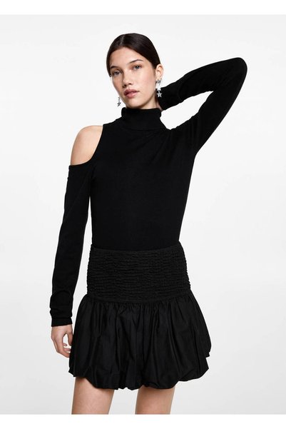 Gathered Balloon Skirt