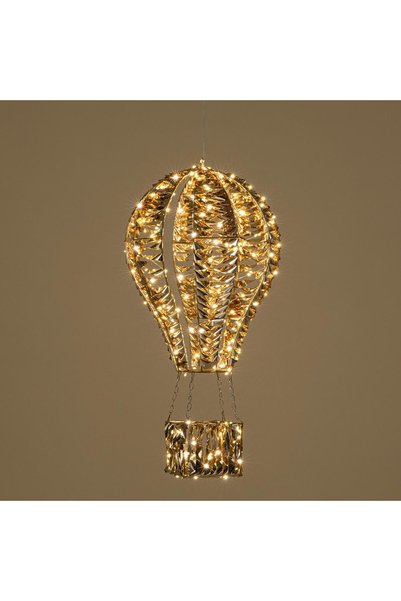 Asu LED Lighted Balloon Decor 78 cm Gold