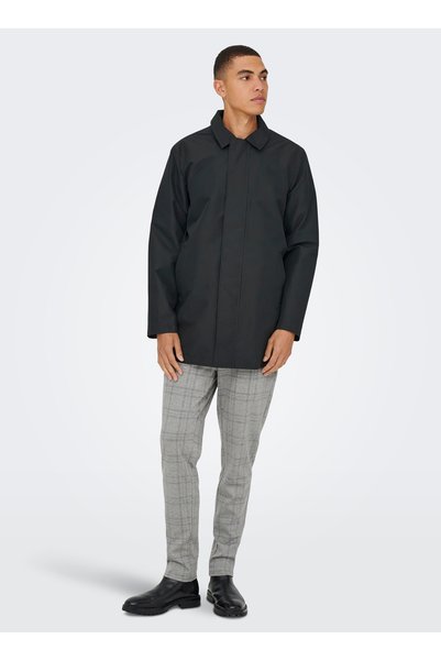 Black Men's Jacket Onshall Coat Otw