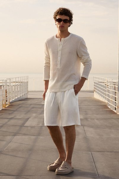 Rustic Jogger Pants Fit Bermuda