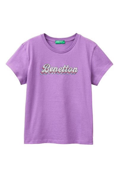 Purple Girls' Glitter T-Shirt 3I1Xc10S6