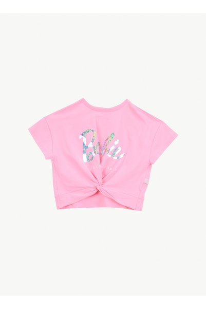 Pink Girls' Printed T-Shirt Brb6Sg-Tst6003