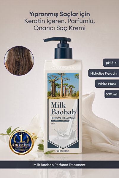 Парфимиран кератински регенератор за оштетена коса Perfume Treatment (White Musk)
