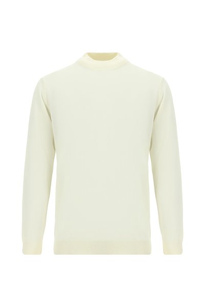 Half Turtleneck Regular Fit Wool Cashmere Knit Sweater