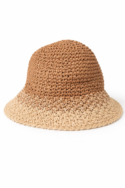 Wicker Striped Hat