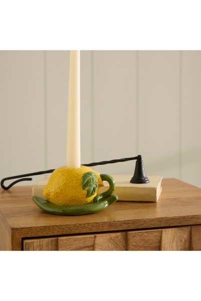 Lemon Candle Holder 14X8.5X7 cm