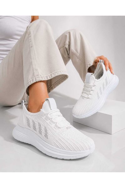 Unisex Lightweight Sole, Breathable, Knitwear Surface, Daily Walking Sports Sneaker Shoes