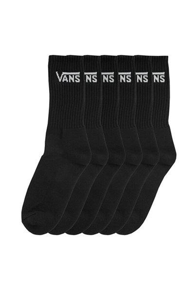 Black Unisex Socks Vn000Qcbblk1 Classic Crew