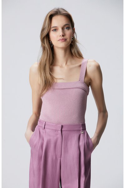 Lilac Color Knitwear Athlete