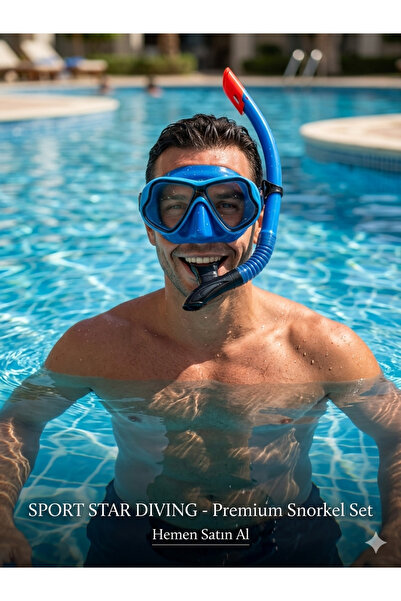 STAR DIVING силиконски комплетен сет за нуркање со шнорхел