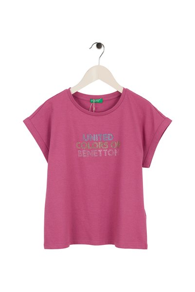 Pink Girls' Printed T-Shirt 3I1Xc10Tt