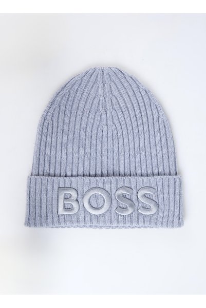 Grey Women's Text Printed Beanie 50497815