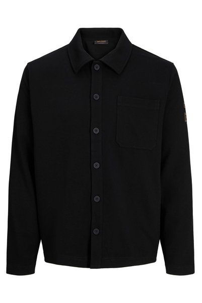 Men's Relaxed Fit Polo Collar Sweat Overshirt - Axel
