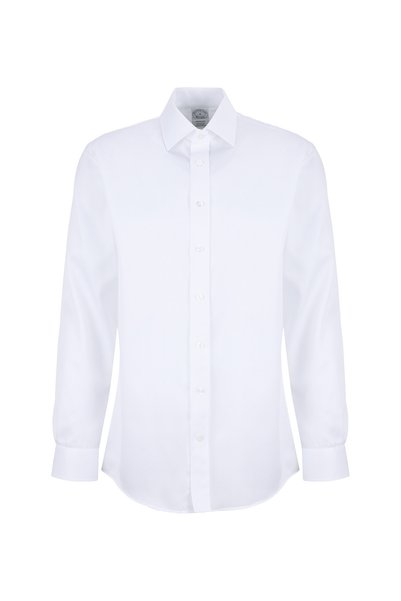 White Men's Regular Fit Shirt BBSS26MSH041