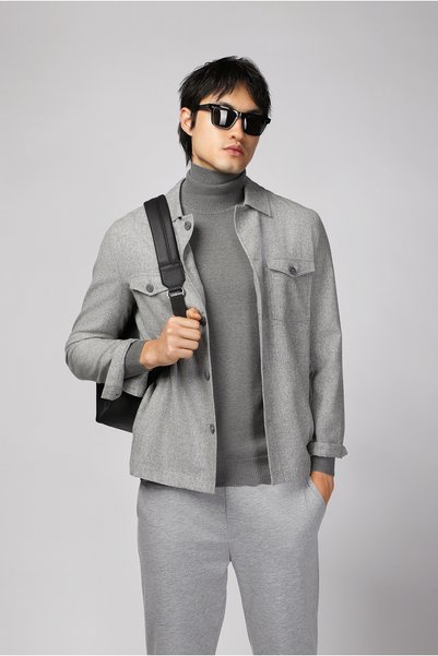 6 Drop Regular Fit Standard Cut Wool Sports Jacket