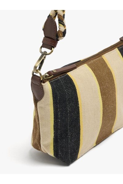 Women's Striped Shoulder Bag