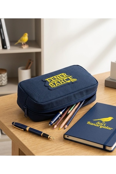 Big Team Pencil Bag Double Compartment
