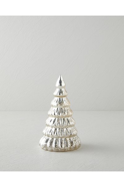 Winter Tree Decorative Lighting 12.5X25 cm Silver