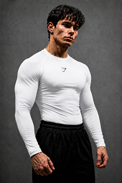 Shark+ Premium Compression Gym Body - Ултра флексибилна, Slim Fit маица