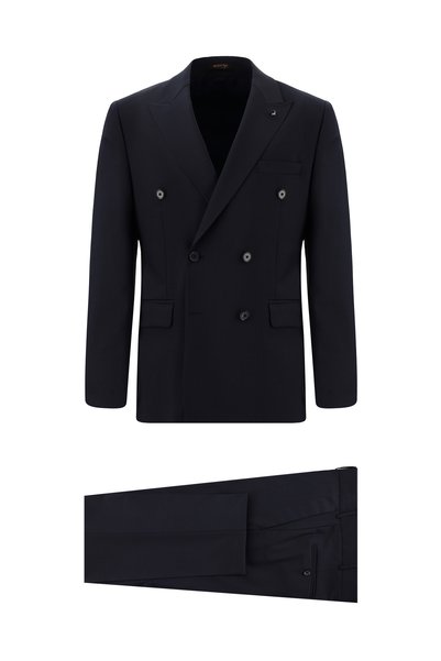 6 Drop Regular Fit Standard Cut Woolen Double-Breasted Suit
