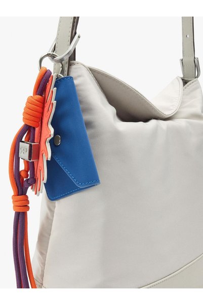 Women's Technical Fabric Shoulder Bag with Straps