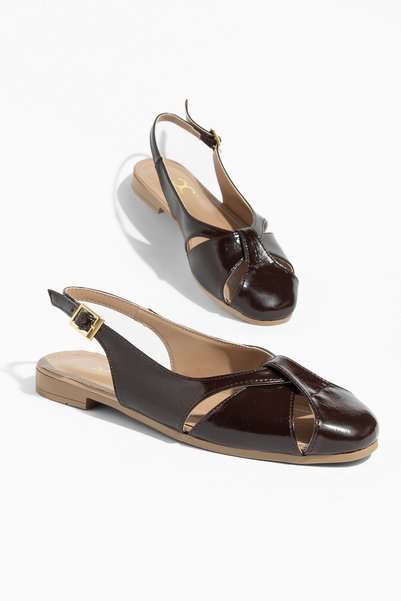 Arisa Detail Flat Sole Orthopedic Women's Sandals