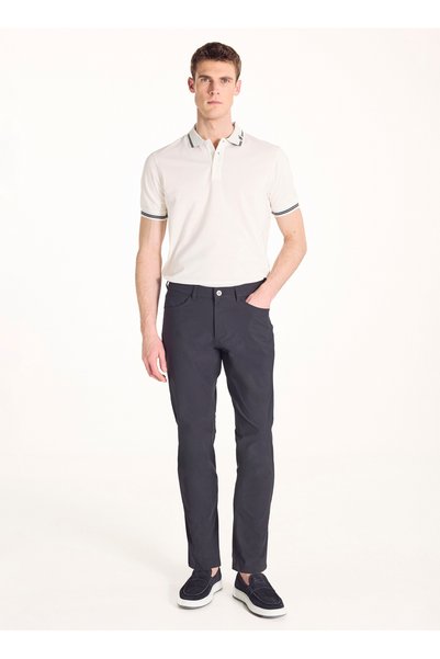 Navy Blue Men's Trousers TBMRTR2047