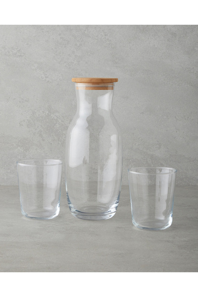 Luminous Cam 3 Piece Water Set 1000 ml + 315 ml Transparent