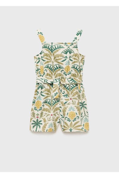 Palm Print Jumpsuit