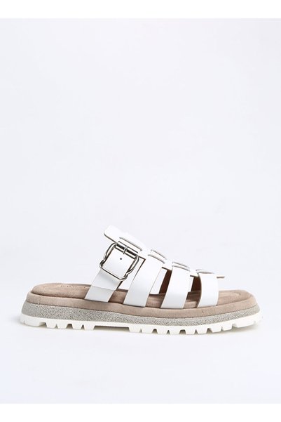 White Women's Sandals 8944