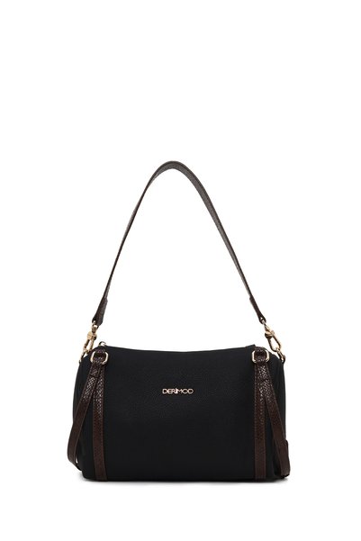 Women's Black Casual Shoulder Bag 26Sbd249914