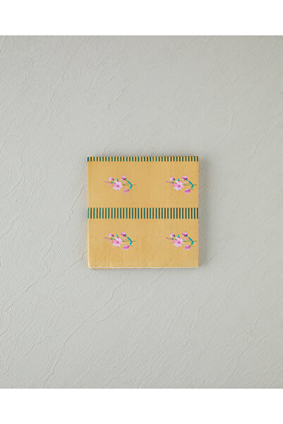 Хартиени салфетки Retro Blossom, 20 парчиња, 33x33 cm, портокалови