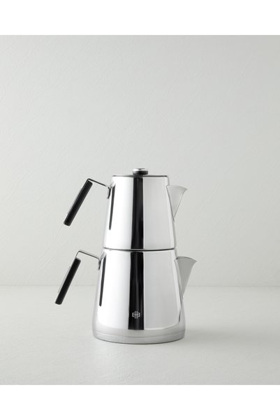 Nova Steel Tea Pot 1L- 2L Black
