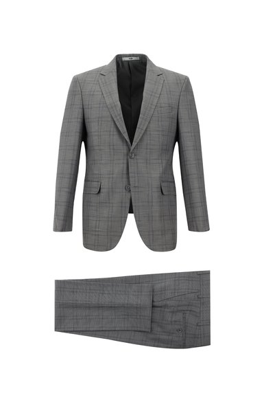 7 Drop Slim Fit Slim Fit Plaid Suit