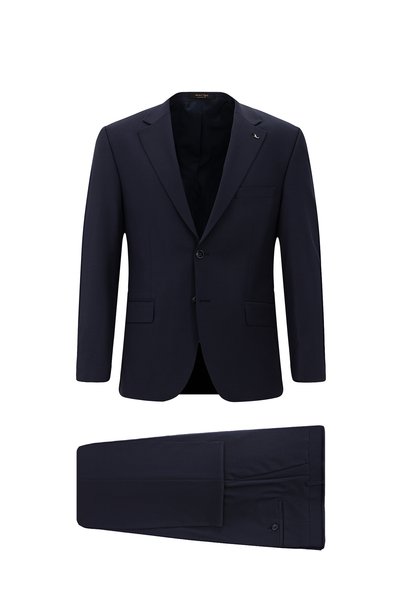 4 Drop Relaxed Fit Wool Patterned Suit