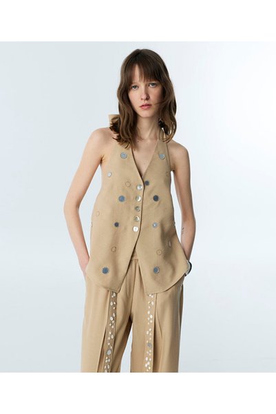 Vest with Mixed Accessories