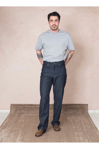Black Men's Denim Trousers Byojs