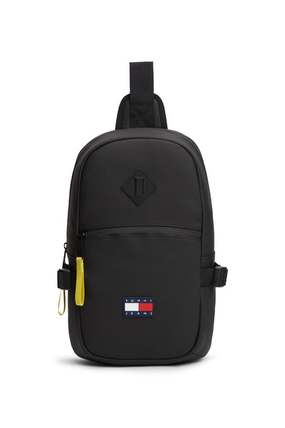 Black Men's Backpack Tjm Daily Elevated Sling Bag