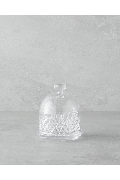 Cosmic Glass Serving Tray 7x7.5x13 cm Transparent