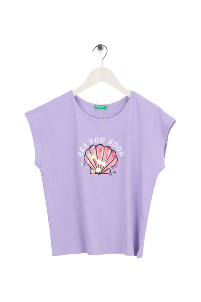 Lilac Girl's Printed T-Shirt 3I1Xc10U0