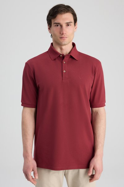 Ds Damat Regular Fit Tile Pique Textured T-Shirt
