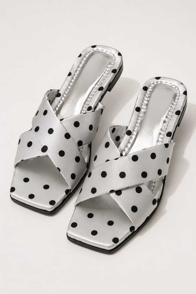 Speckled Pattern, Strappy, Lightweight and Comfortable Design, Casual Women's Slippers