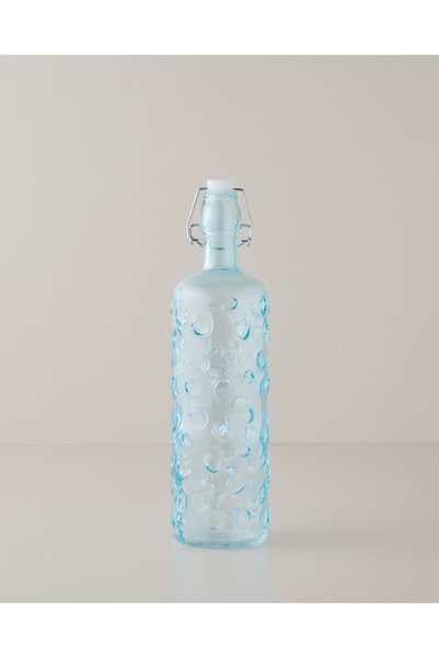 Corin Glass Bottle 1000 ml Turquoise