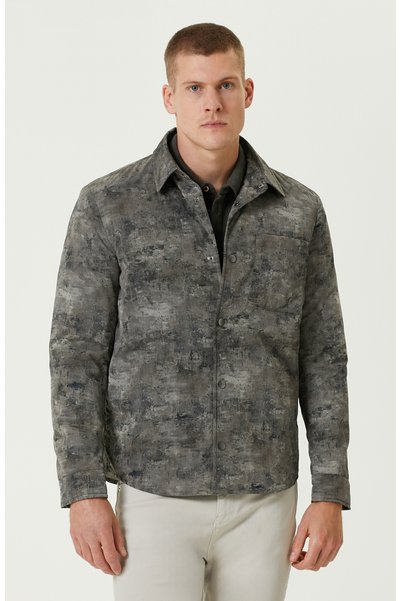 Gray Patterned Coat