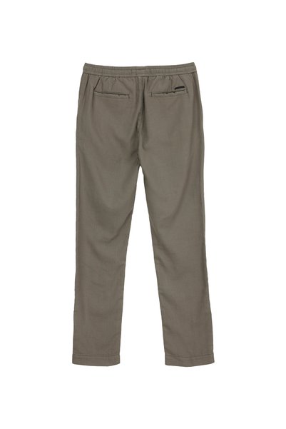 Khaki Men's Slim Fit Trousers Ace001262041
