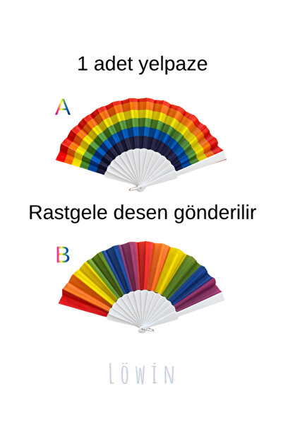 1 лепеза со виножито Pride – Love 🌈 (23 cm / 43 cm, 46 gr)
